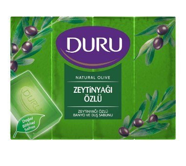 Duru Zeytinyağlı Banyo Sabunu 4 Adet 600 Gr