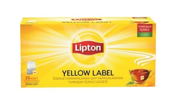 Lipton Yellow Label Bardak Poşet Çay 25'li 50 Gr