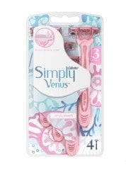 Gillette Simply Venus 3 Kullan At Kadın Tıraş Bıçağı 4'lü