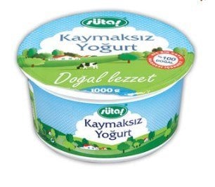 Sütaş Kaymaksız Yoğurt 1000 Gr