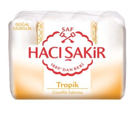 Hacı Şakir Güzellik Sabunu Tropik 4x70 Gr