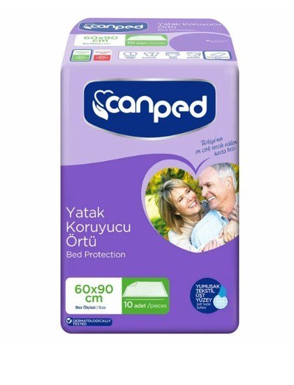 Canped Yatak Koruyucu Örtü 60x90 Cm 10'lu