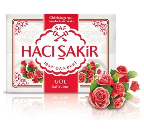 Hacı Şakir Gül Kalıp Sabun 4x150 Gr