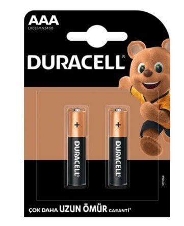 Duracell İnce Pil AAA 2'li