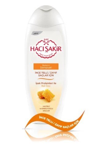 Hacı Şakir Şampuan Bal-İnce Telli Saçlar 500 Ml