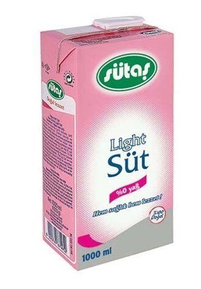 Sütaş Light Süt 1 Lt