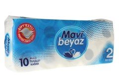 Mavibeyaz Tuvalet Kağıdı 10'lu