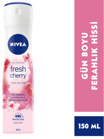 Nivea Deo Fresh Cherry 150ml Bayan