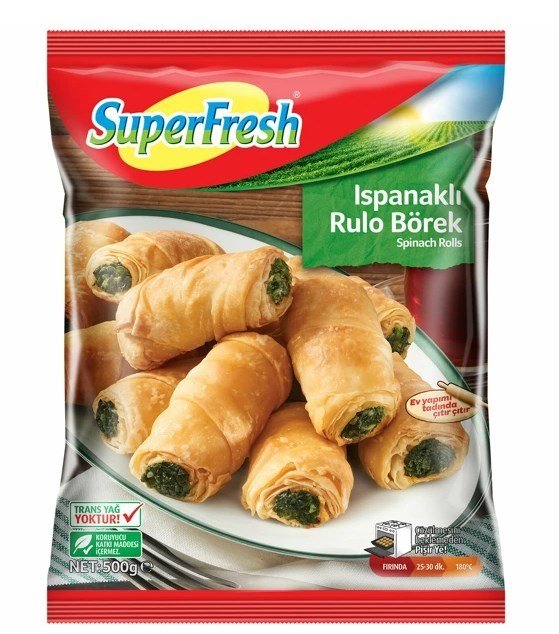 Superfresh Rulo Ispanaklı Börek 500 Gr