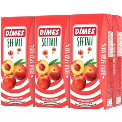 Dimes Meyve Suyu 6x200ml Şeftali
