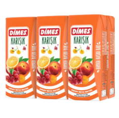 Dimes Meyve Suyu 6x200ml Karışık