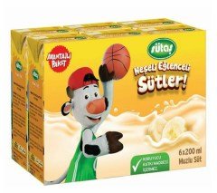 Sütaş Muzlu Süt 6x200 Ml