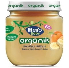 Hero Baby Organik Kayısı Muz Kavanoz Maması 120 gr