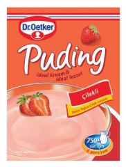 Dr.Oetker Puding Çilekli 120gr.