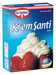 Dr.Oetker Krem Şanti Sade 4lü Eko 300gr