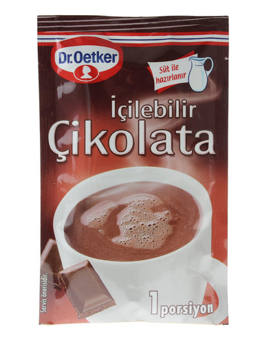 Dr.Oetker İçilebilir Çikolata 28gr
