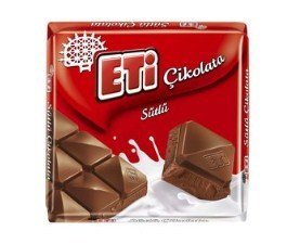 Eti Sütlü Kare Çikolata 60 Gr