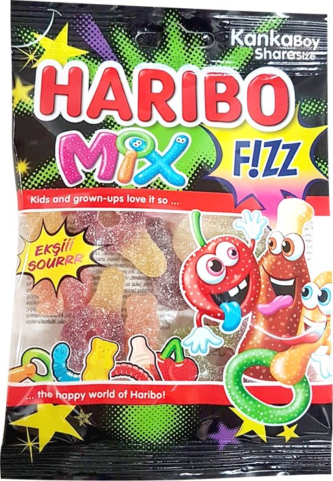 Haribo Jelly 70 Gr Fizz Mix