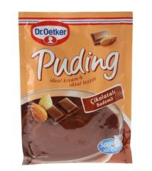 Dr. Oetker Çikolata Bademli Puding 104 Gr