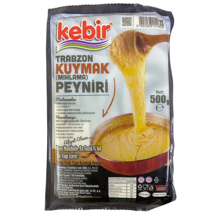 Kebir Trabzon Kuymak (Mıhlama) Peyniri 500 Gr