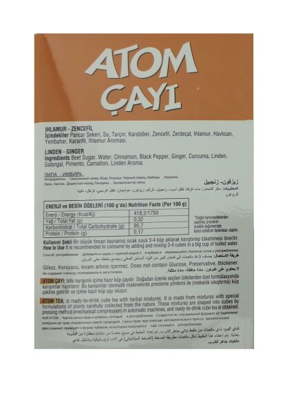 Dola Atom Çayı Ihlamur & Zencefil 135 g