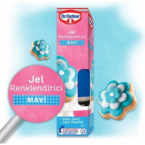 Dr. Oetker Jel Renklendirici Mavi 10 gr