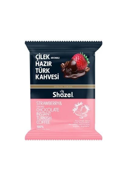 Shazel Çilekli Hazır Türk Kahvesi 100 G X 2 Adet