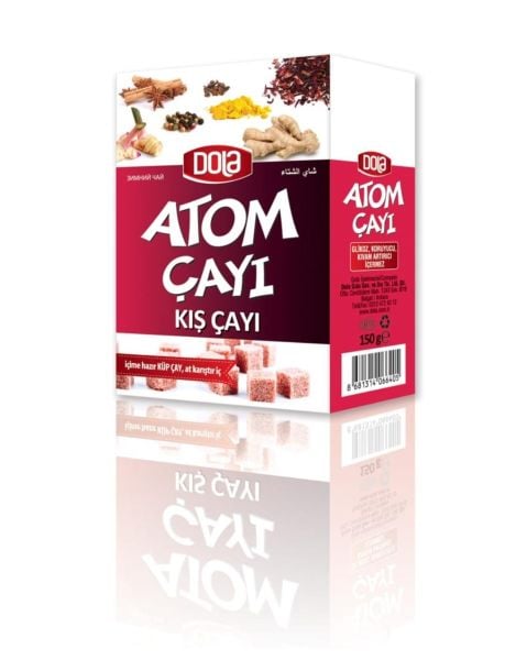 Atom Çayı 5'li Paket Kış Çayı-nane Limon-ıhlamur-Propolis Çayı ve Nar Çayı