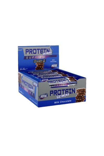 Muscle Station Supreme Crunchy Milk Chocolate 24'lü Kutu