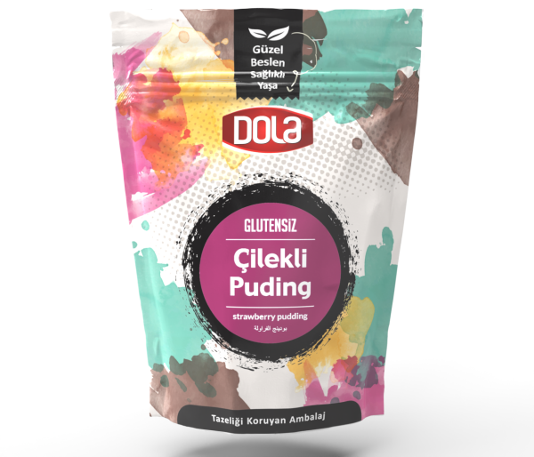 Dola Glutensiz Çilekli Puding 100 gr