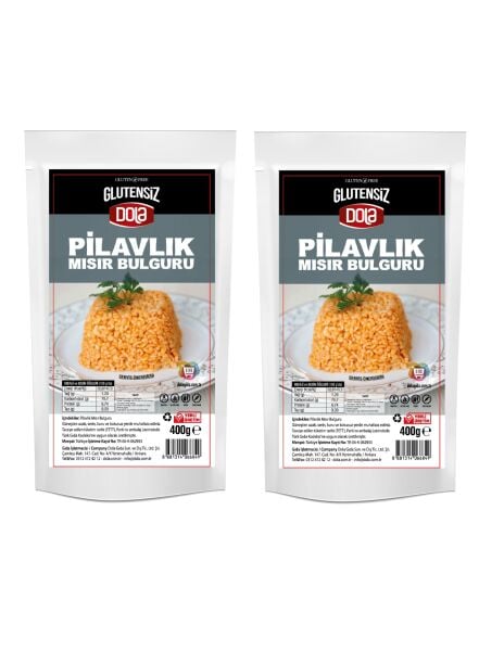 Dola Glutensiz Pilavlık Mısır Bulguru 400 g 2 Adet