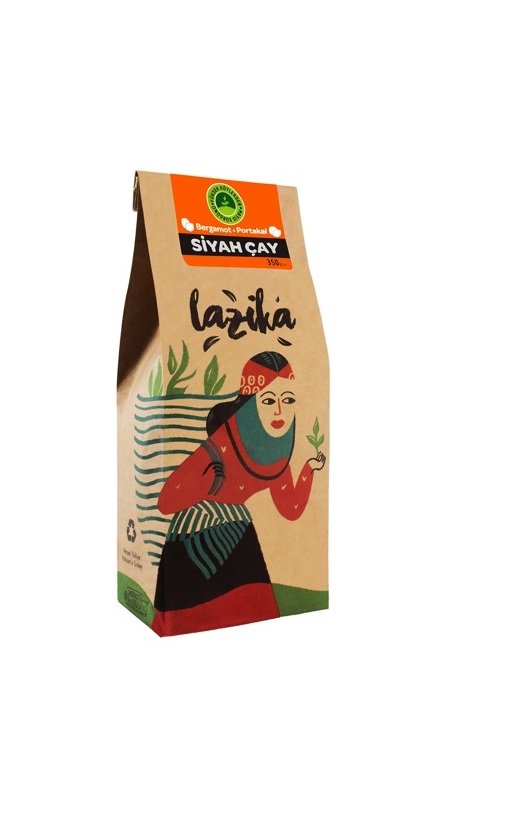 Lazika Bergamot-Portakal Aromalı Siyah Çay 350g