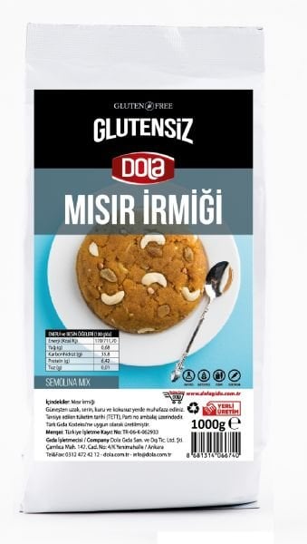 Dola Glutensiz Mısır İrmiği 1 kg İrmik