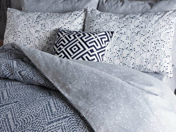 Doqu Home Polycotton Soline Çift Kişilik Nevresim Takımı - Gri