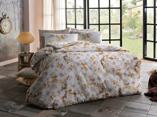 Doqu Home Polycotton Harmony Tek Kişilik Nevresim Takımı - Sarı