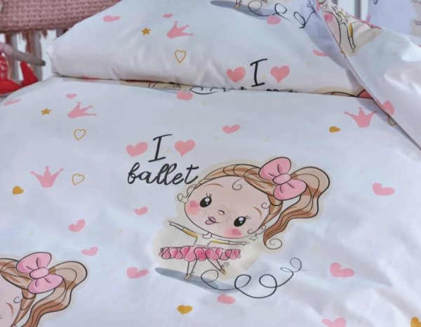 Doqu Home Ballerina Bebek Nevresim Takımı