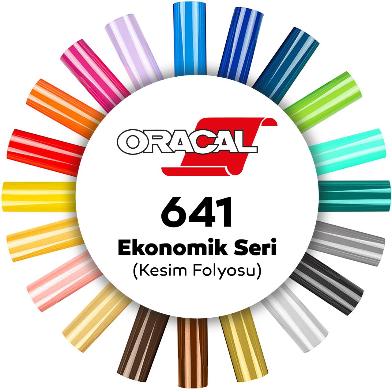 Oracal 641 Serisi Yapışkanlı Folyo