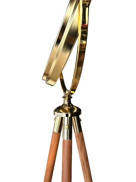 Tripod Saat Beyaz-Gold