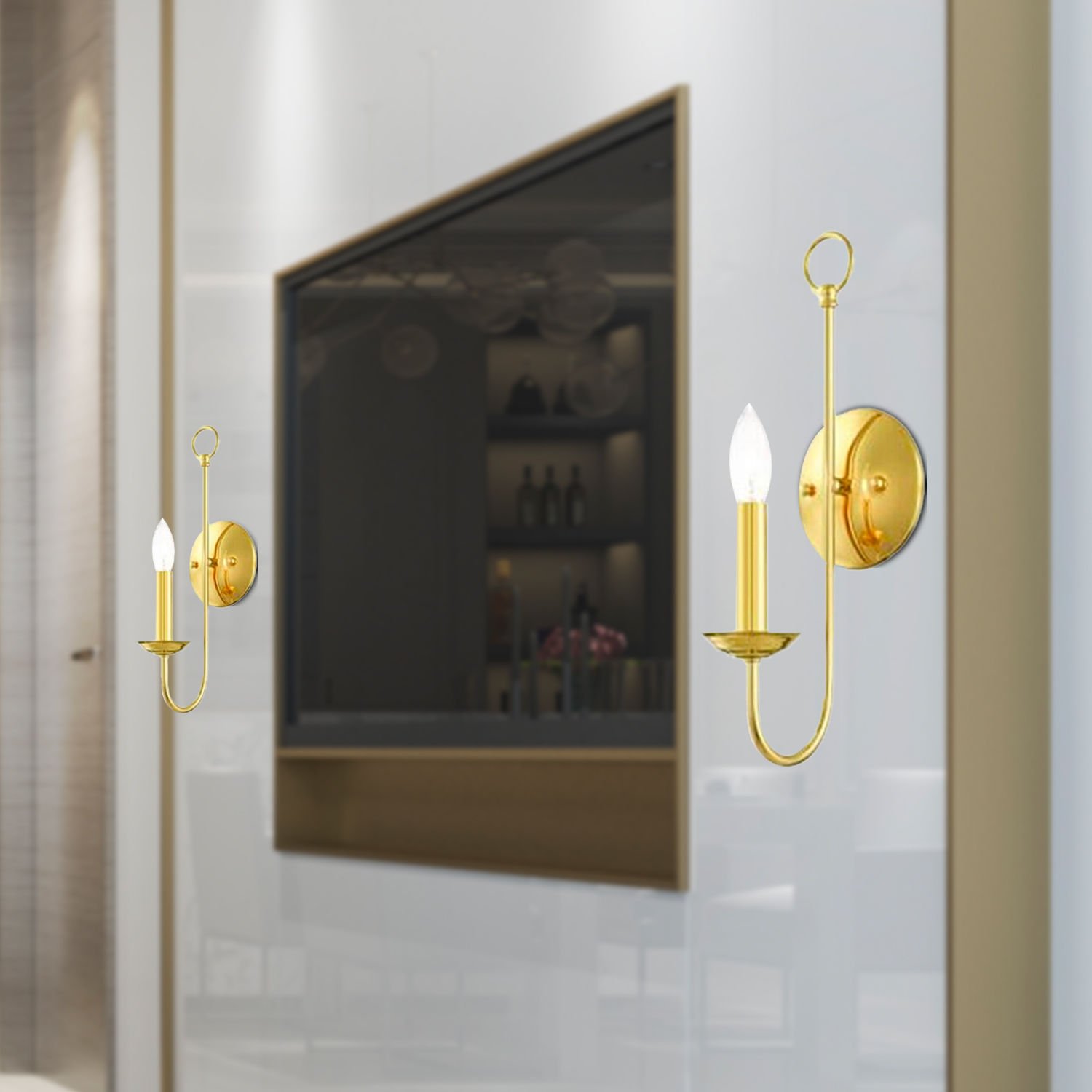 Talıs Gold Duvar Lambası Yatak Odası-Yatak Başı-Banyo İçin Modern Aplik