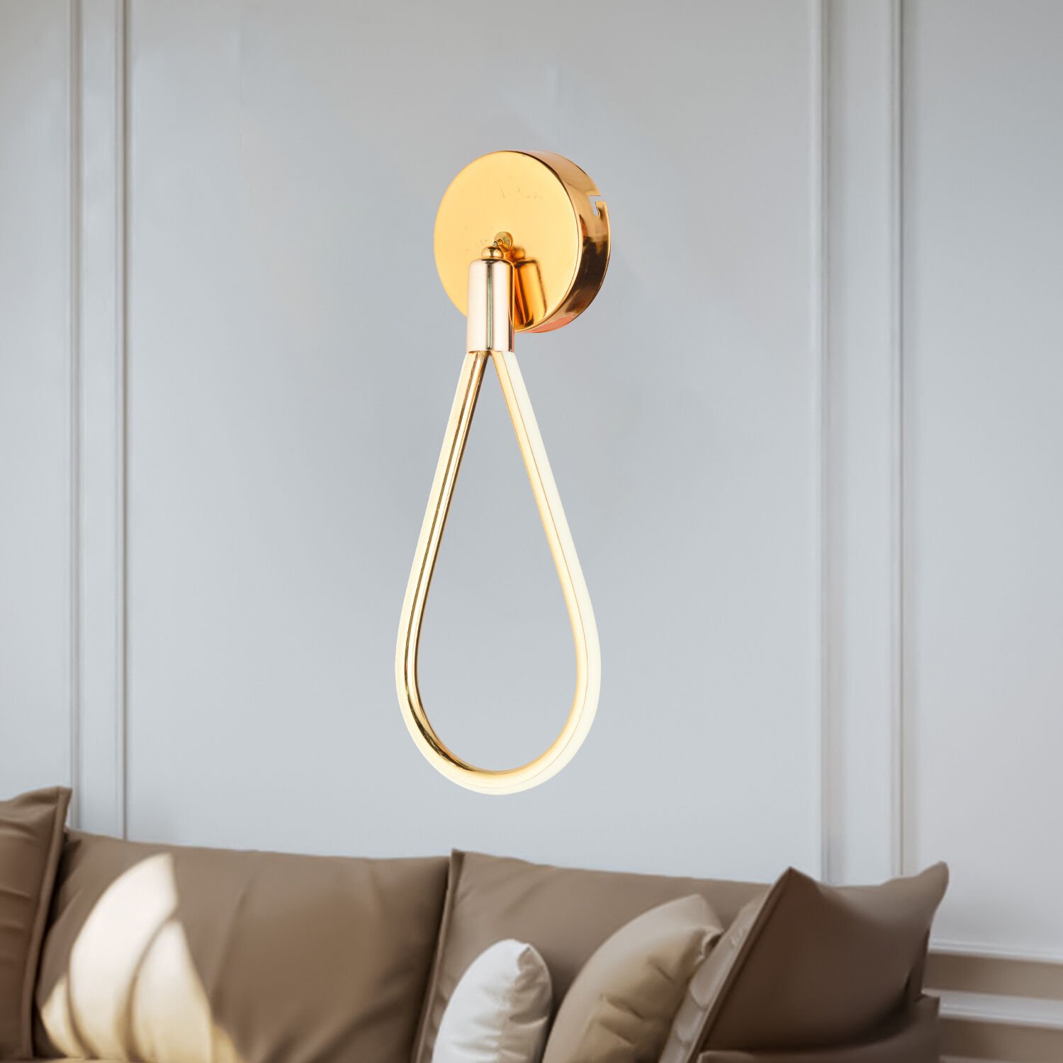 Selion Gold Modern Tasarım Banyo Koridor Ledli Salon Aplik