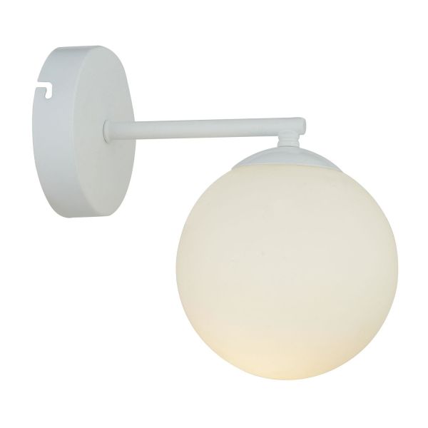 Elvin Beyaz Duvar Lambası Yatak Odası-Yatak Başı-Banyo İçin Modern Aplik