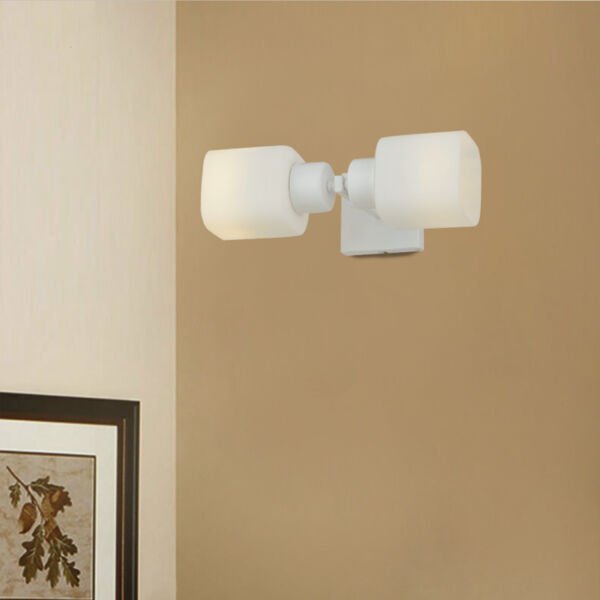 Armin 2Li Beyaz Duvar Lambası Ayna Üstü-Yanı Modern Banyo Aplik