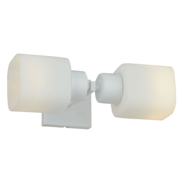 Armin 2Li Beyaz Duvar Lambası Ayna Üstü-Yanı Modern Banyo Aplik