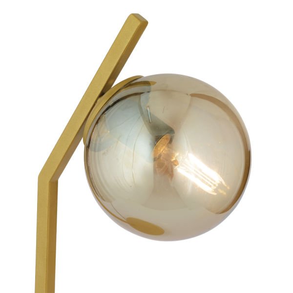 Feris Gold  Bal Camlı Masa Lambası Salon-Yatak Odası Modern Abajur