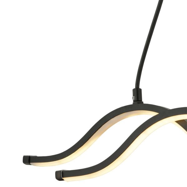 Barciella 2Li Siyah 48 Watt 3 Renkli Modern Mutfak Banyo Mutfak Led Salon Avize