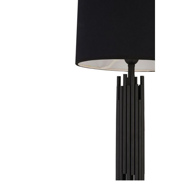 Matisse Siyah Şapkalı Siyah Dekoratif Tasarım Ayaklı Abajur Lamba Modern Metal Lambader
