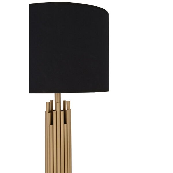 Matisse Siyah Şapkalı Eskitme Dekoratif Tasarım Ayaklı Abajur Lamba Modern Metal Lambader