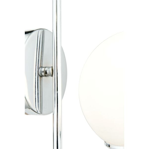 Sara Krom Kaplama Duvar Lambası Yatak Odası-Yatak Başı-Banyo İçin Modern Aplik
