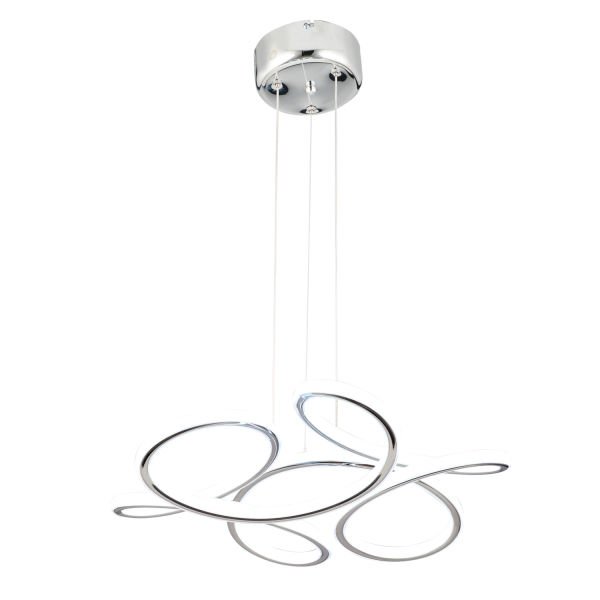 Aldo Krom Sarkıt 140 Watt Sarkıt 3 Renkli Ledli Modern Mutfak Banyo Led Salon Sarkıt Avize