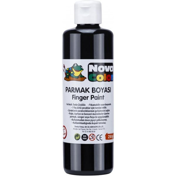 Nova Color Parmak Boyası Siyah 250 GR NC-445